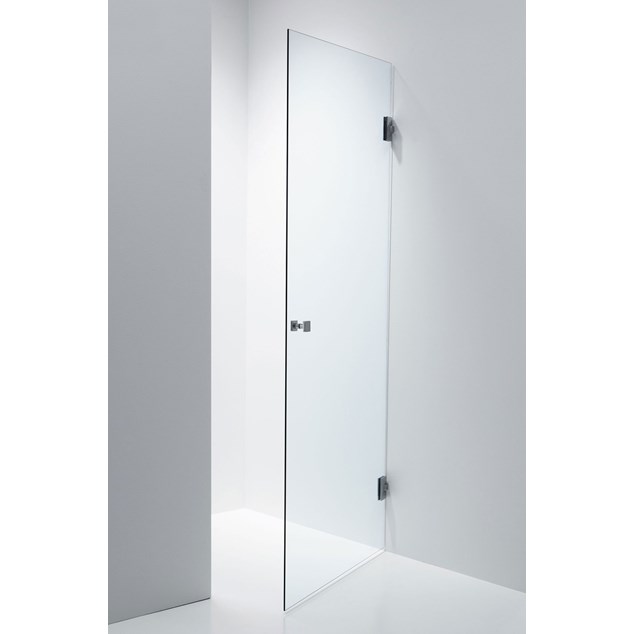 Brusedør Duschbyggarna Swing Design 900 H Klart Glas/Krom