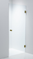 Brusedør Duschbyggarna Swing Design 800 H Klart Glas/Bronze