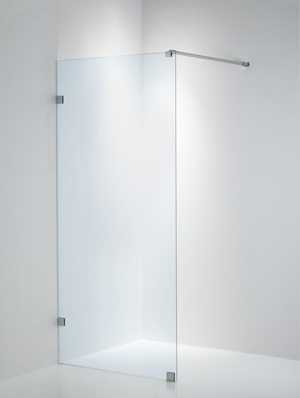 Brusevæg Duschbyggarna Design 790 Klart Glas/Krom