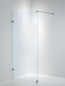 Brusevæg Duschbyggarna Design 790 Klart Glas/Krom