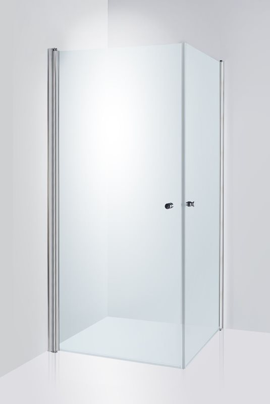 Brusehjørne Duschbyggarna Twin De Luxe 900X900 Klart Glas/Krom