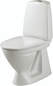 Toilet Ifö Sign 6860 med sæde Limning