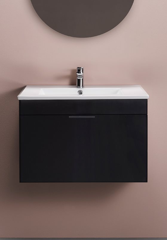 Vaskeskab Hafa Go 600 Sort + Vask