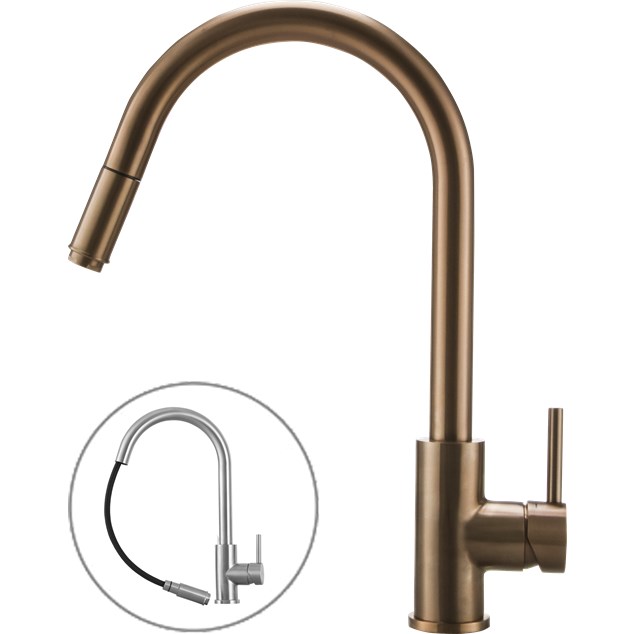 Køkkenarmatur Scandtap Steel Access Amber