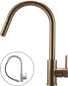 Køkkenarmatur Scandtap Steel Access Amber