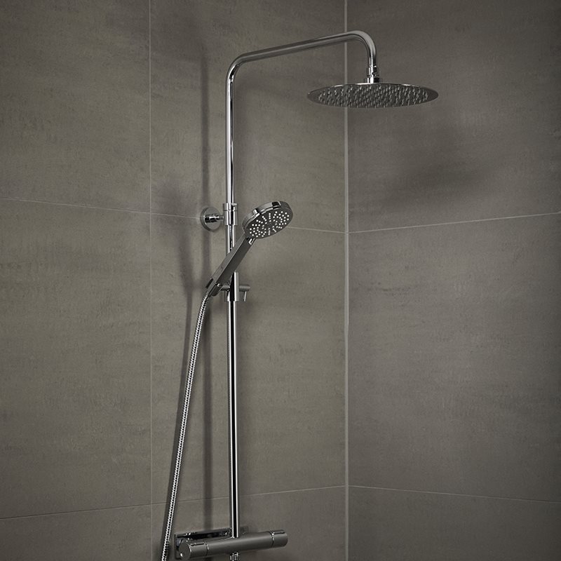 Loftbruser INR Mist 150 c/c Håndbruser 3-funktioner Krom