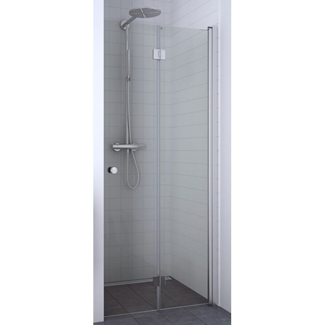 Foldedør Dansani Match "B" 180 grader Klart Glas 200x70 cm