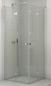 Foldedør Dansani Match "B" 180 grader Klart Glas 200x70 cm