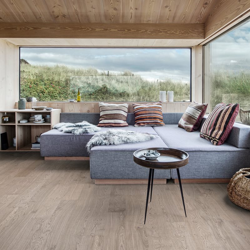 Trægulv Kährs Shore Mat Lakeret Børstet Eg 1-stav