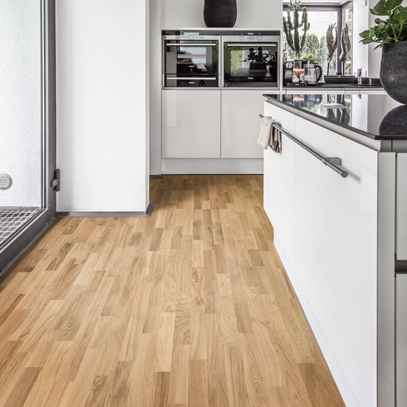 Trægulv Kährs Eg Dawn Ultra mat lak 3-stav