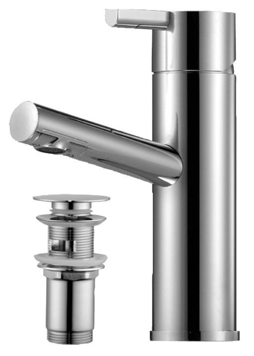 Mora Rexx B5 Håndvaskarmatur med Pop op Bundventil Krom