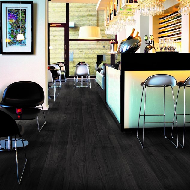 Laminatgulv Pergo Visby Pro Black Pepper Oak Modern Plank 4V
