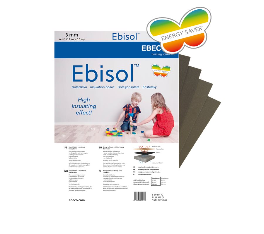 Isolering Ebeco Ebisol 3 mm billede