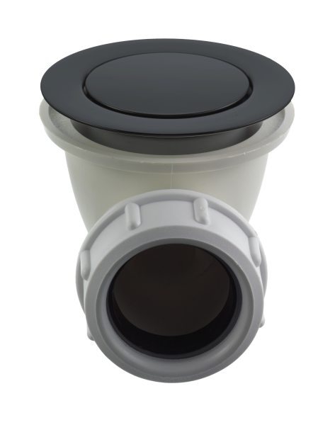 Bundventil Tapwell 22200 Pop-Up til Badekar Mat Sort