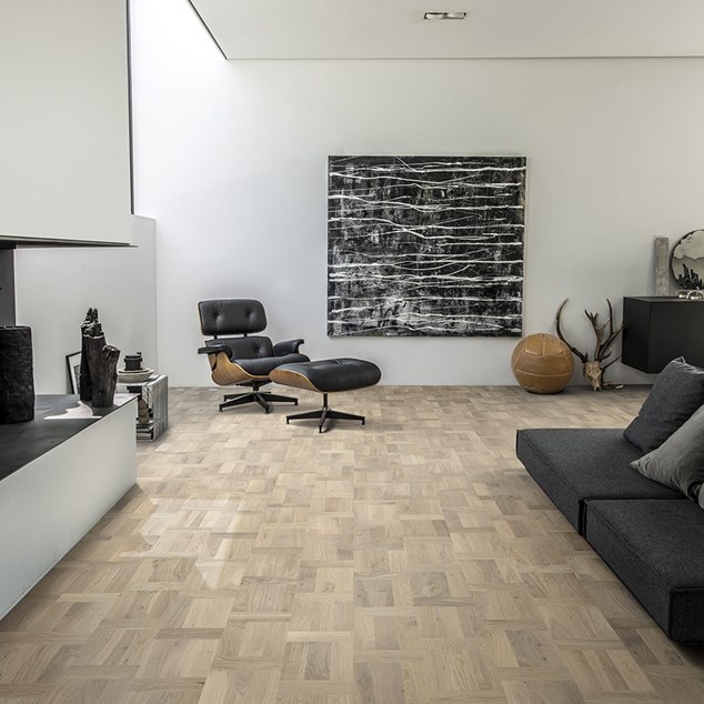 Trægulv Kährs Eg Palazzo Biondo Hollandsk Mønster Matlakeret