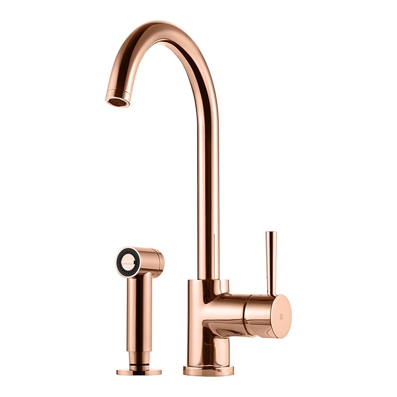 Køkkenarmatur Tapwell EVO200 med Håndbruser Kobber