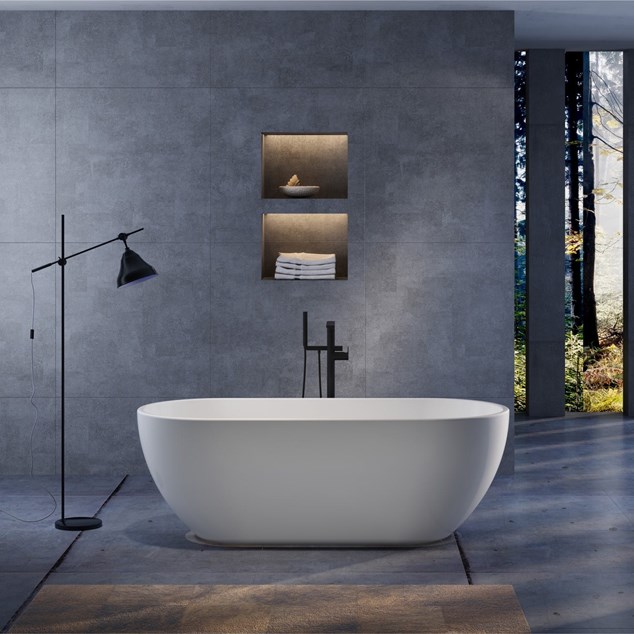 Badekar Bathlife Trygg 1700 Hvid Poleret