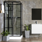 Brusekabine Bathlife Betrakta 90x90 Rak Klart Glas