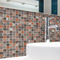 Krystalmosaik Arredo Exclusive Stone Autumn Red Blank 1,5x1,5 cm (30x30 cm)