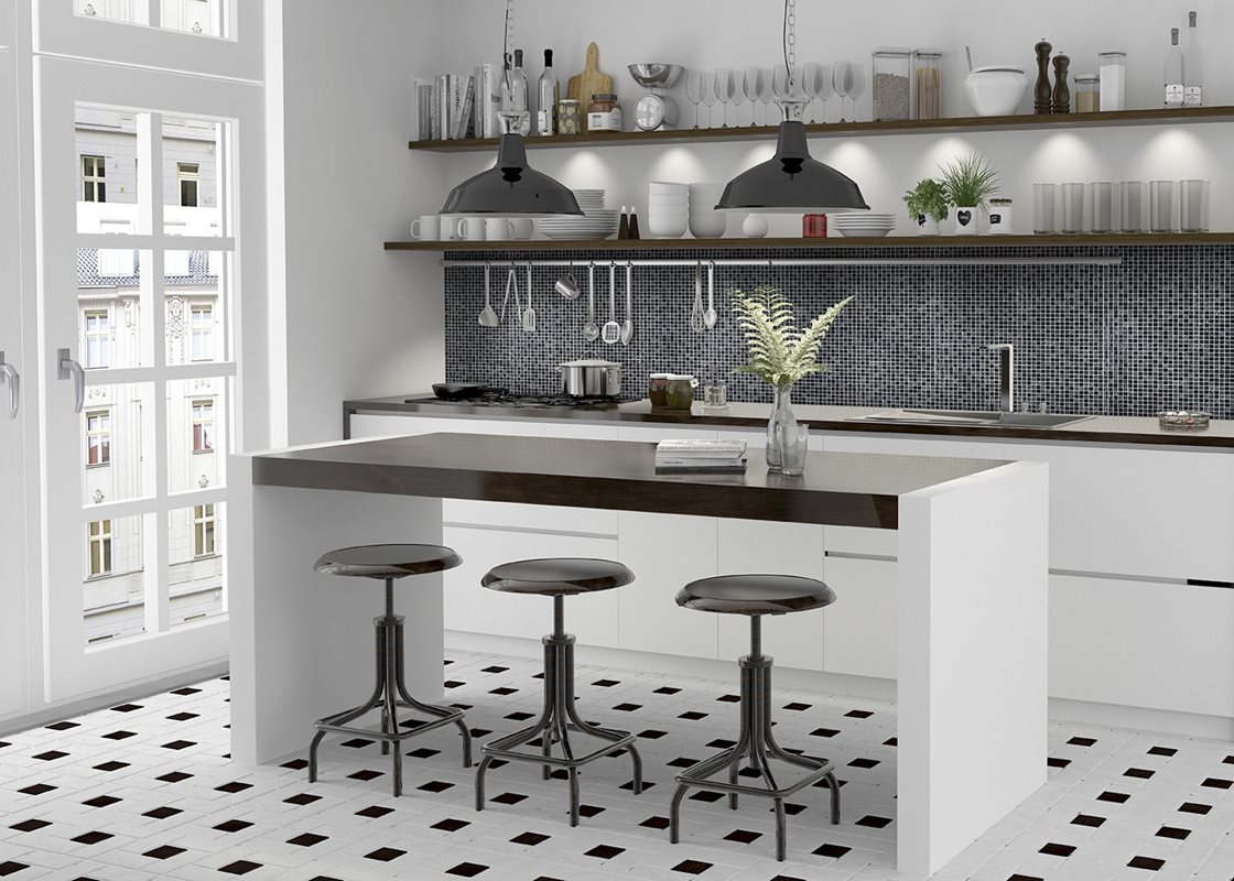 Krystalmosaik Arredo Exclusive Stone BLACK Blank 1,5x1,5 cm (30x30 cm)