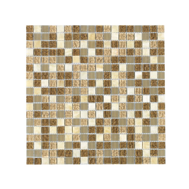Krystalmosaik Arredo Exclusive Stone Light brown Blank 1,5x1,5 cm (30x30 cm)