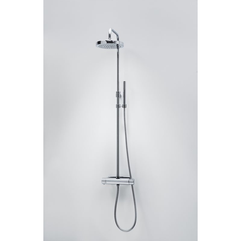 Loftbrusersæt Duschbyggarna Rondo 220 Krom 150 cc