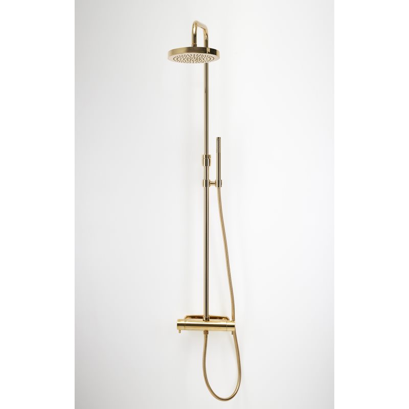 Loftbrusersæt Duschbyggarna Rondo 220 Guld 150 cc