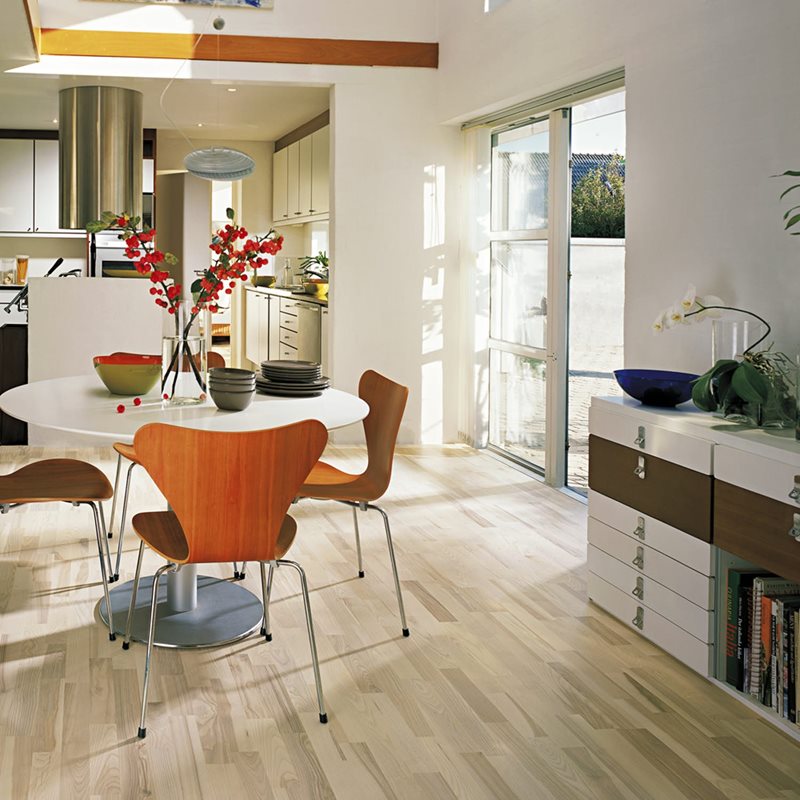 Trægulv Kährs Ask Ceriale 3-stav matlak