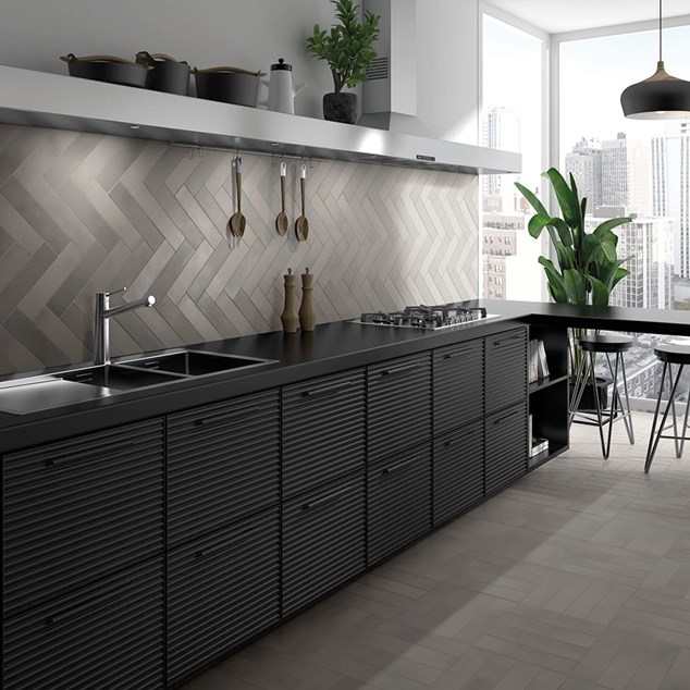 Klinker Arredo Detroit Grey Mat 7x30 cm