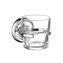 Tandkrus Smedbo Villa K243 Glas/Poleret krom.