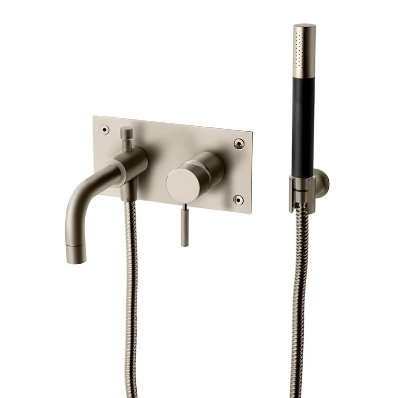 Bruse og Badekararmatur Tapwell BOX026 til Indbygning Brushed Nikkel