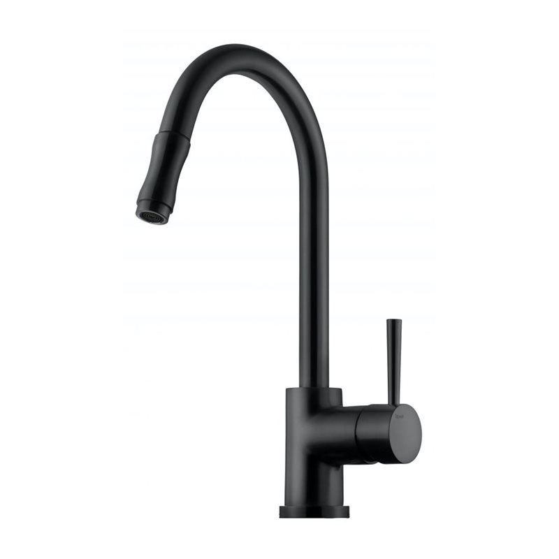 Køkkenarmatur Tapwell EVO185 med Udtrækstud Mat Sort