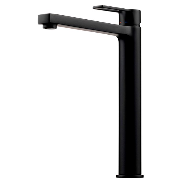 Håndvaskarmatur Tapwell RIN081 Høj Model Mat Sort