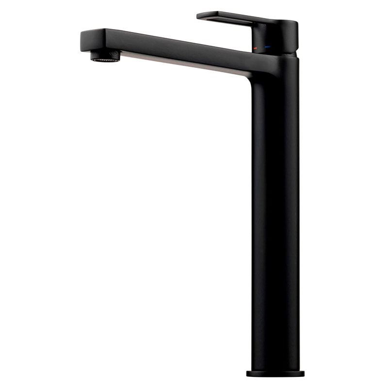 Håndvaskarmatur Tapwell RIN081 Høj Model Mat Sort