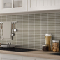 Klinkermosaik Arredo Quartz Brown Mosaic 3x15 cm (30x30 cm)