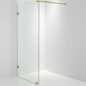 Brusevæg Duschbyggarna Design 790 Klart Glas/Guld