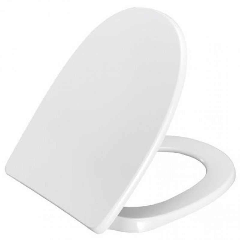 Presalit Toiletsæde Norden S796 med soft close og lift off, Hvid, Universalbeslag, bundmonteret