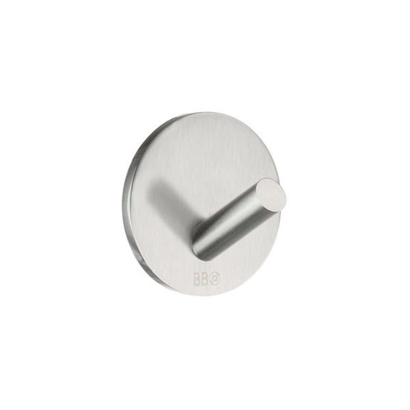 Minikrog Beslagsboden B1080/4 Rund Mat Rustfrit Stål Selvklæbende