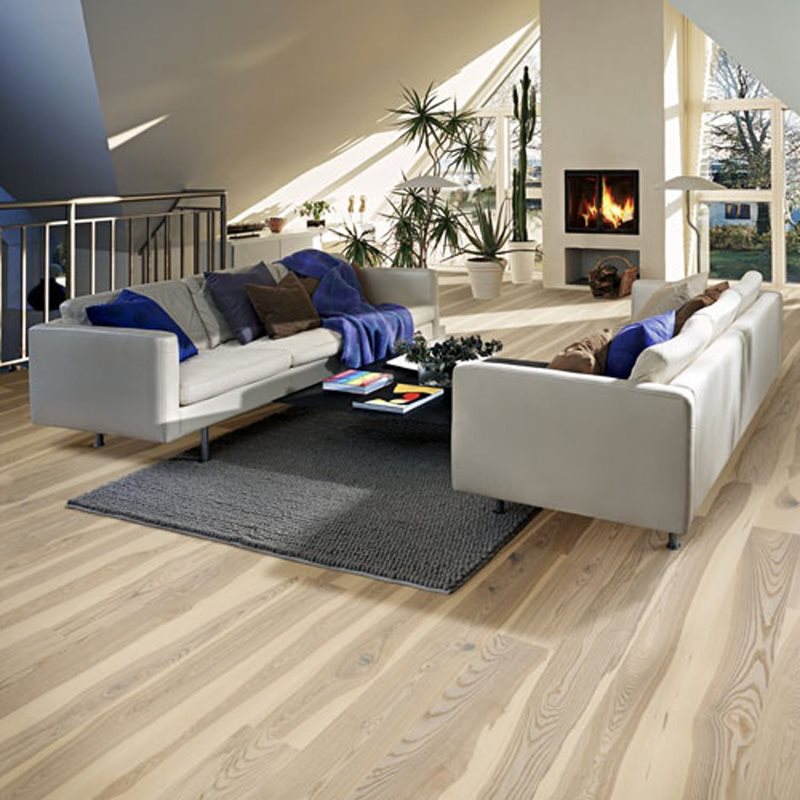 Trægulv Kährs Ask Sandvig 1-stav Matlak