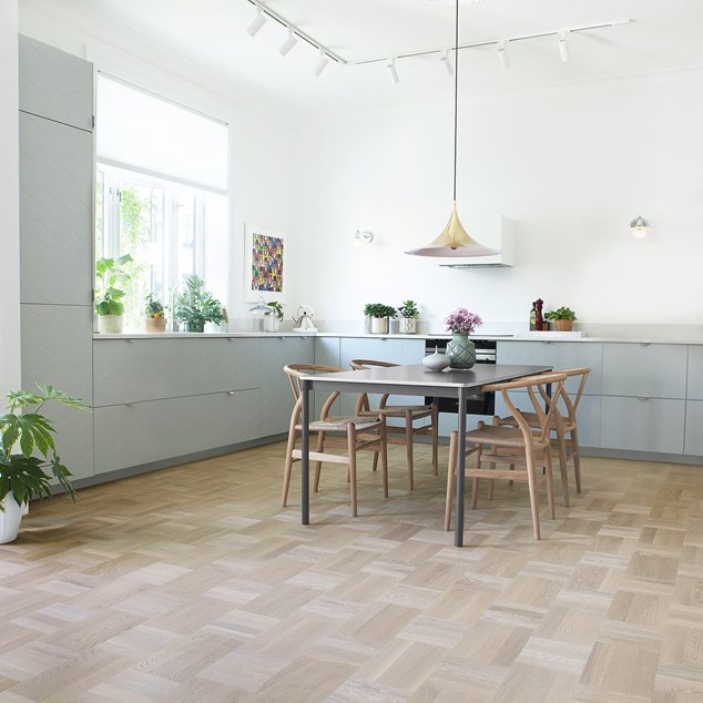 Trægulv Tarkett Noble Oak Scandinavia Hårdvoksolie Fletparket