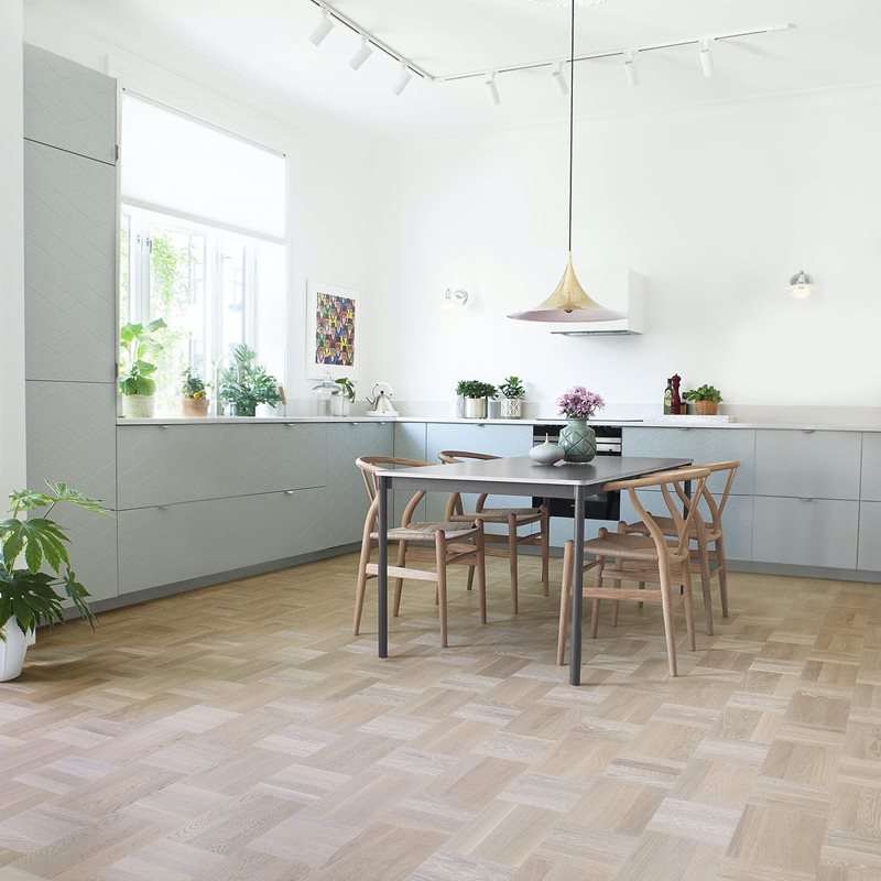 Trægulv Tarkett Noble Oak Scandinavia Hårdvoksolie Fletparket