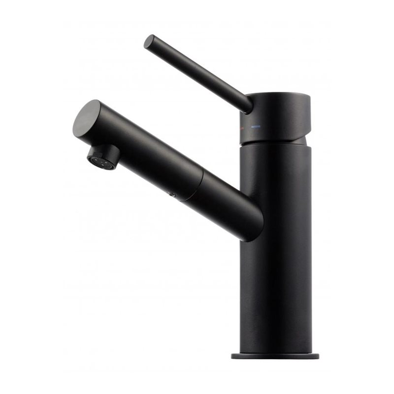 Håndvaskarmatur Tapwell BI 071 Mat Sort