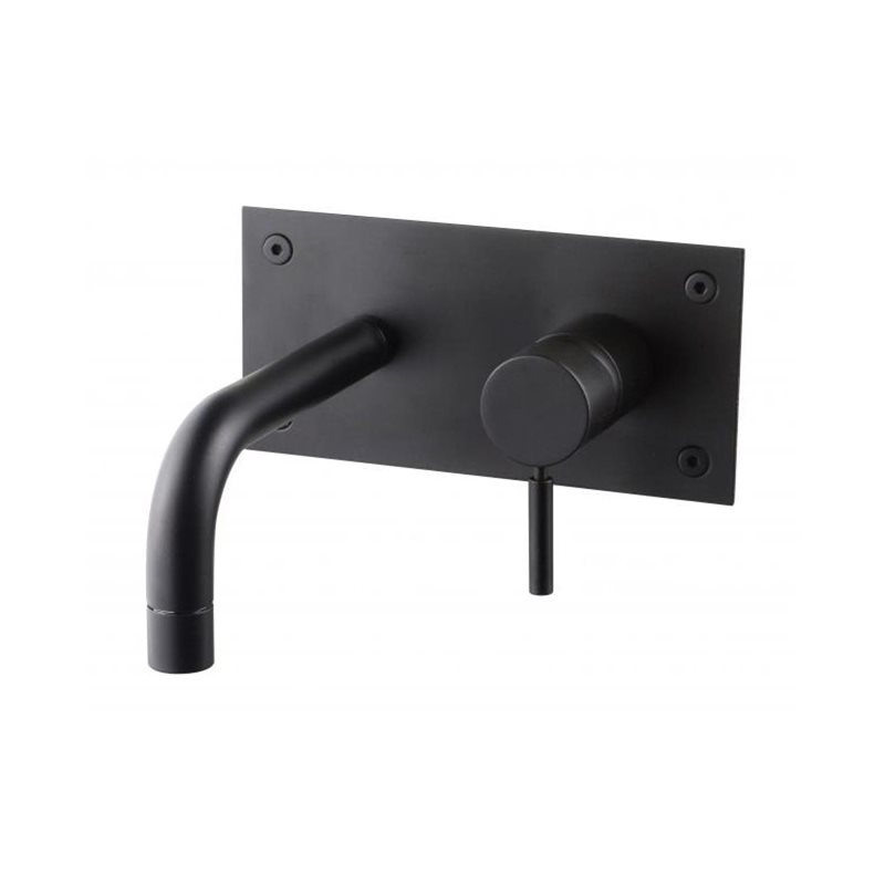 Håndvaskarmatur Tapwell BOX008 indbygning Mat Sort