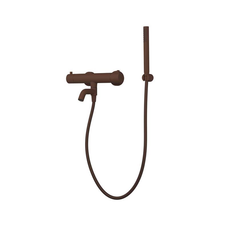 Scandtap Pleasure 4 kararmatur med brusesæt, mat brun