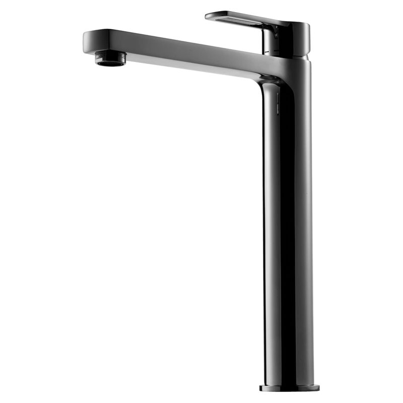 Håndvaskarmatur Tapwell RIN081 Høj Model Black Chrome