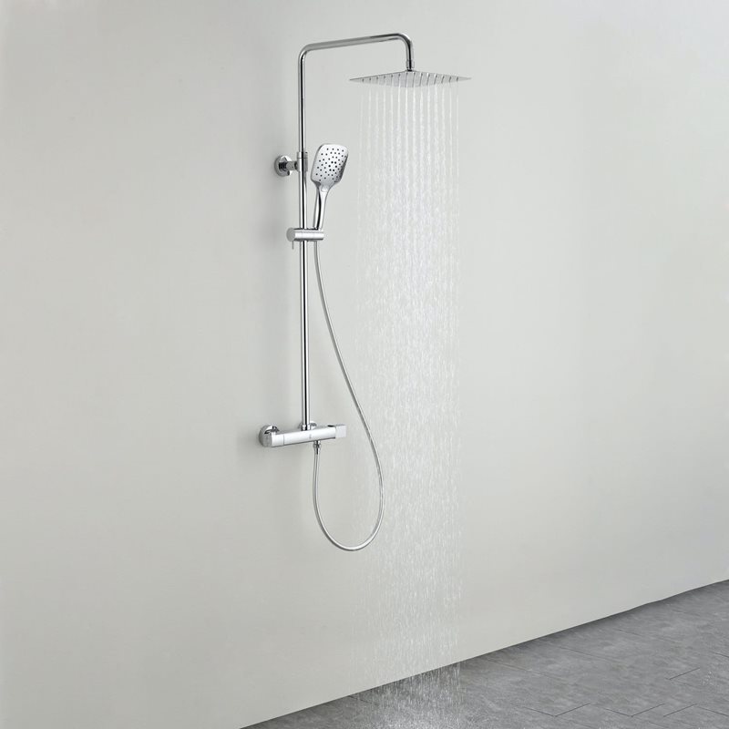 Loftbrusersæt Bathlife Bäck inkl. Brusearmatur Krom