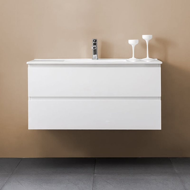 Vaskeskab Bathlife Eufori Hvid med Vask