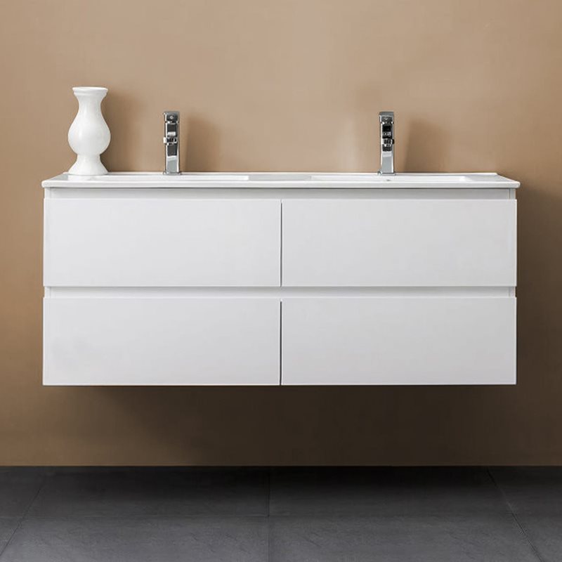 Vaskeskab Bathlife Eufori Hvid med Vask