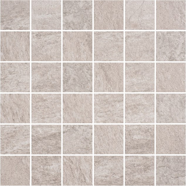 Klinkermosaik Bricmate D0505 Quartzit Pearl 5x5 cm (30x30 cm)