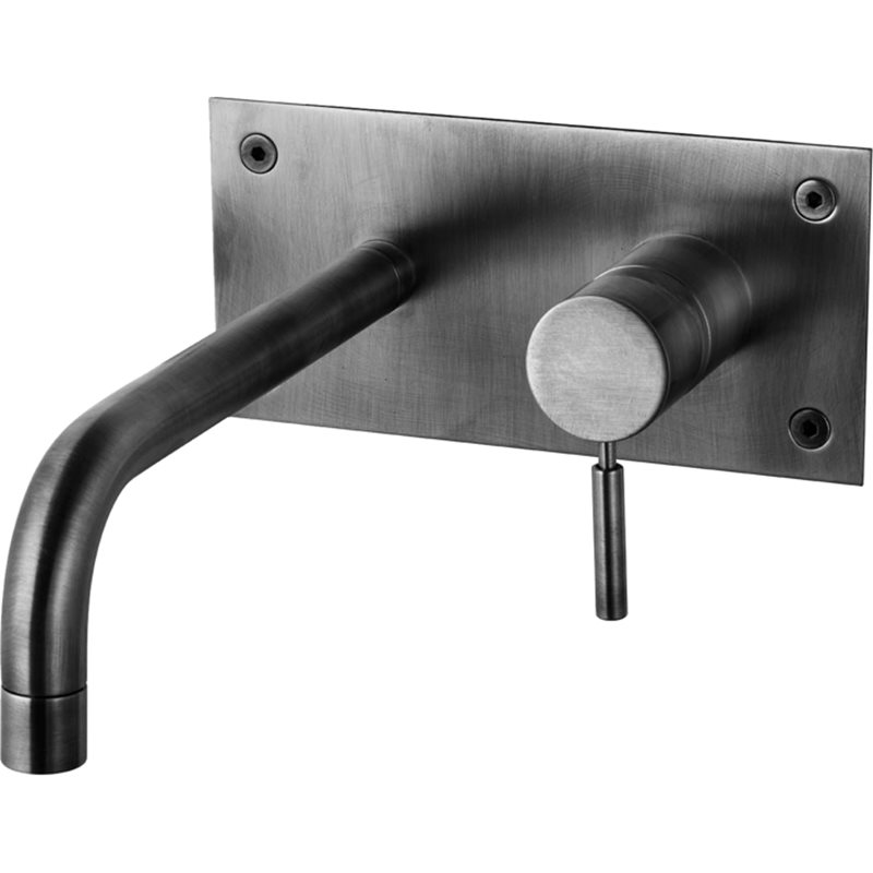 Håndvaskarmatur Tapwell BOX008 indbygning Brushed Black Chrome